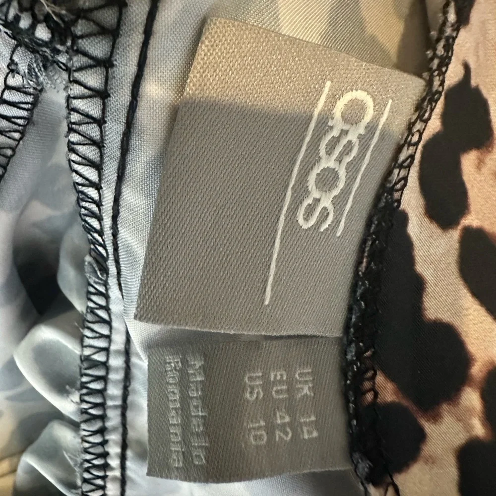 ASOS Leopard Midi Dress - Picture 4 of 4